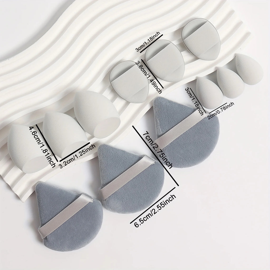 Set de 12 éponges à maquillage