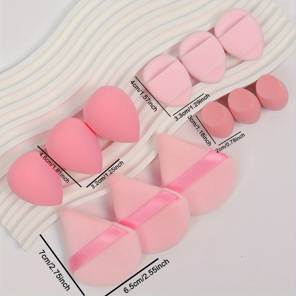 Set de 12 éponges à maquillage