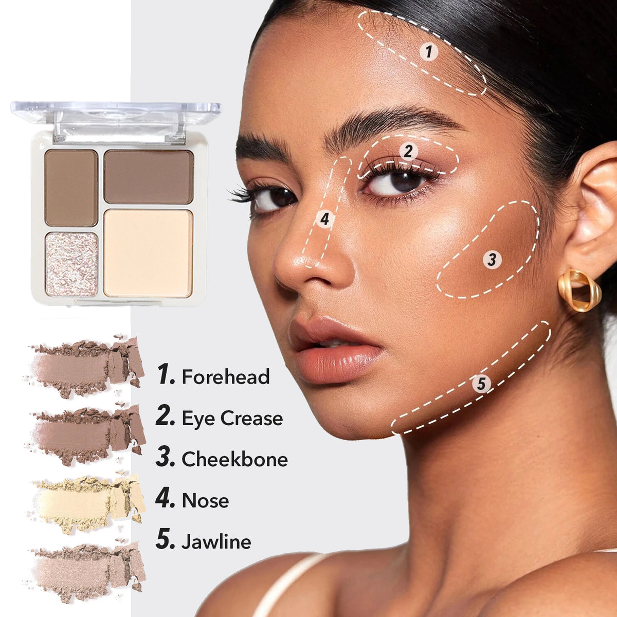 Palette 4 teintes longue tenue