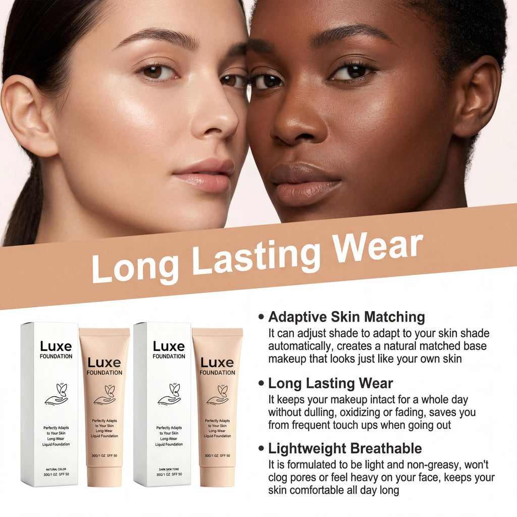 Fond de teint adaptable à la luminosité (protection UV SPF50)