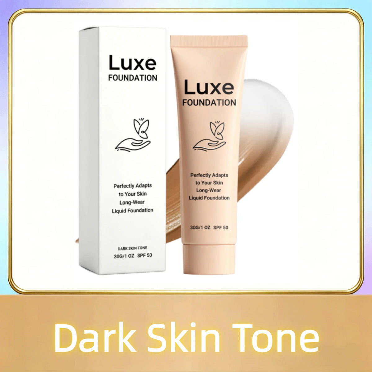 Fond de teint adaptable à la luminosité (protection UV SPF50)