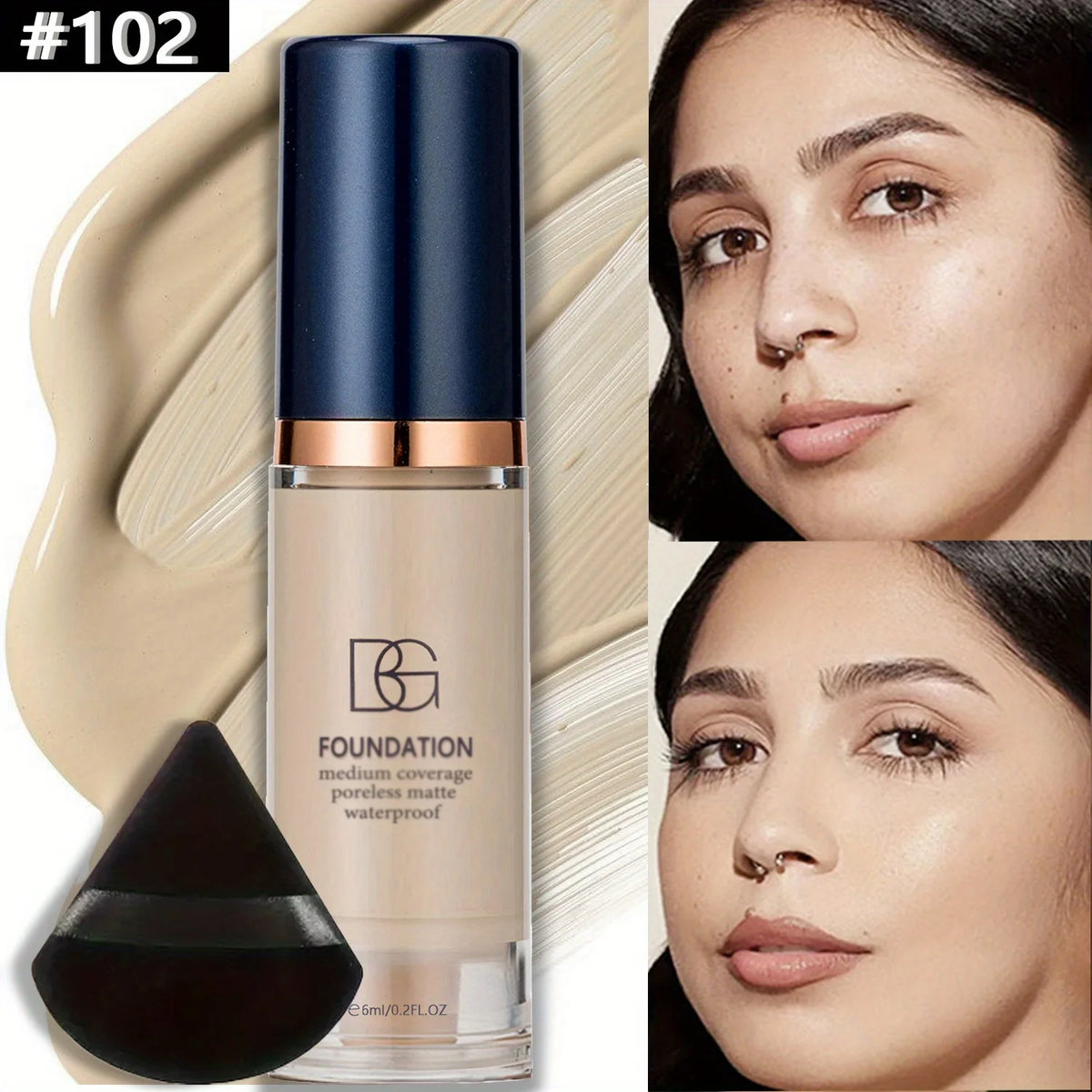 Fond de teint liquide unifiant et hydratant Foundation