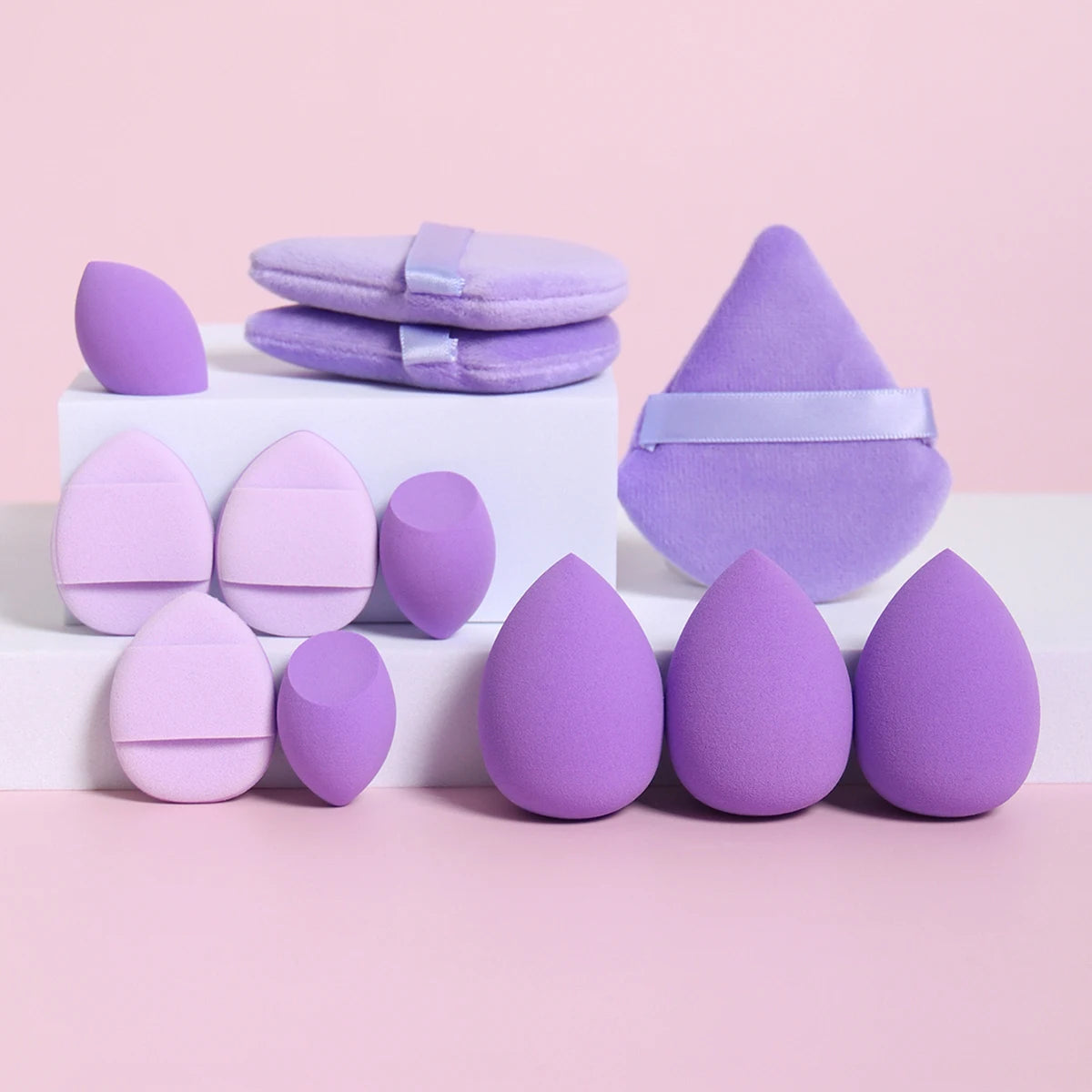 Set de 12 éponges à maquillage