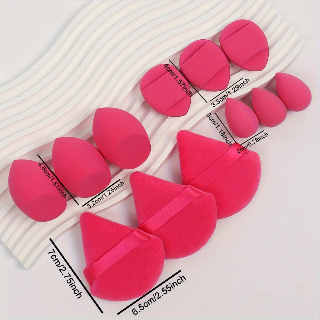 Set de 12 éponges à maquillage